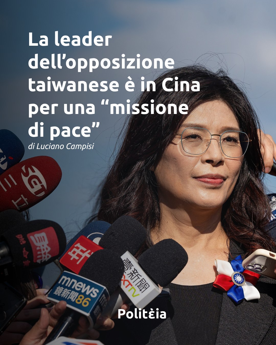 Il 7 aprile, Cheng Li-wun, leader del Kuomintang, è atterrata in Cina su invito di Xi Jinping.